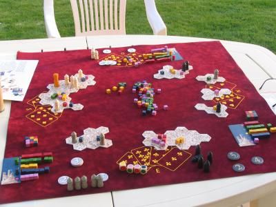 fin de partie (mes 3 pions restants sont sur la zone vide)