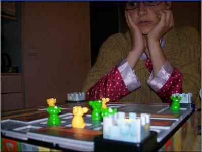 Mélanie en pleine réflexion...