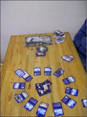 Fin de partie sur le joli plateau artisanal...