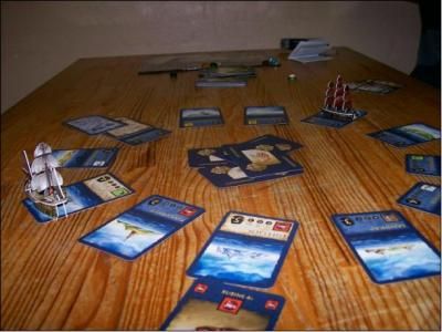 J'avais enjolivé le jeu avec de beaux bâteaux tirés de "pirates of the spanish men"