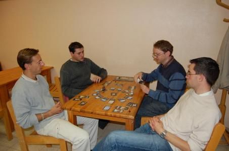 Des joueurs bien concentrés