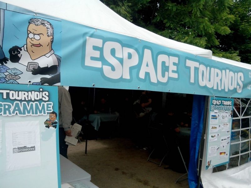 L'espace tournois... mais vous vous en doutiez...