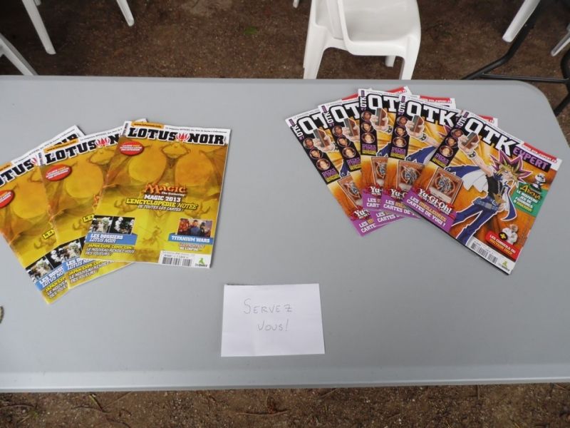 Des magazines offerts...