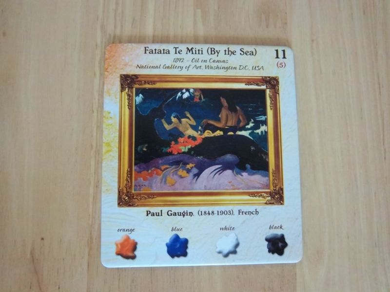 Ma première réalisation, un Gaugin à 11 points.