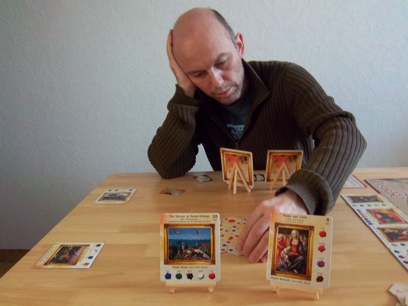 Palf en pleine action...vous avez remarqué les petits chevalets ?