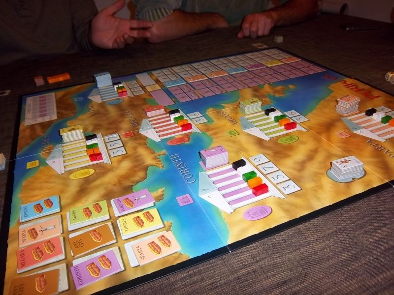 Le plateau avant le premier tour...