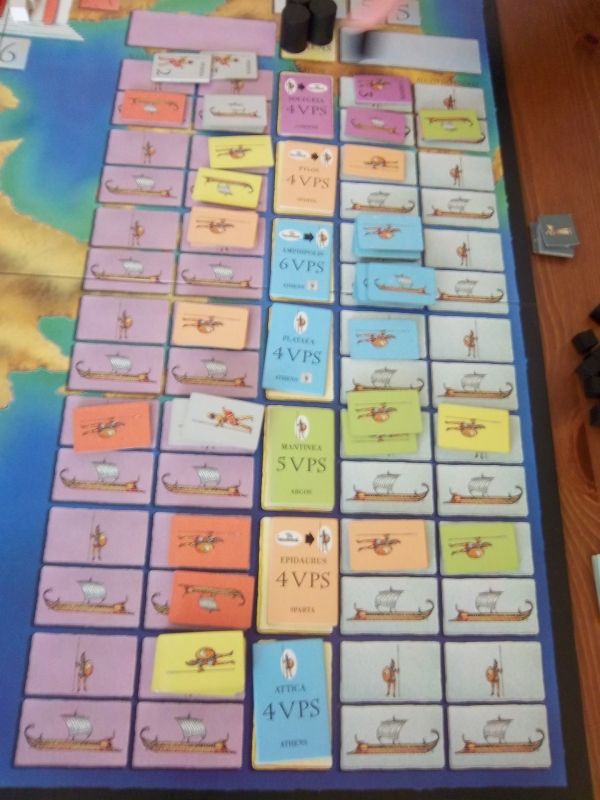 Une vue des batailles du dernier tour me semble-t-il...