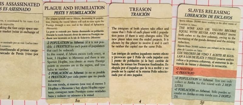 Evènements fort vilains