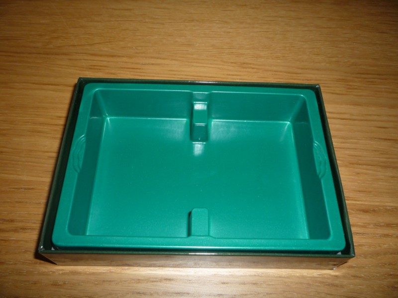 L'intérieur de la boite