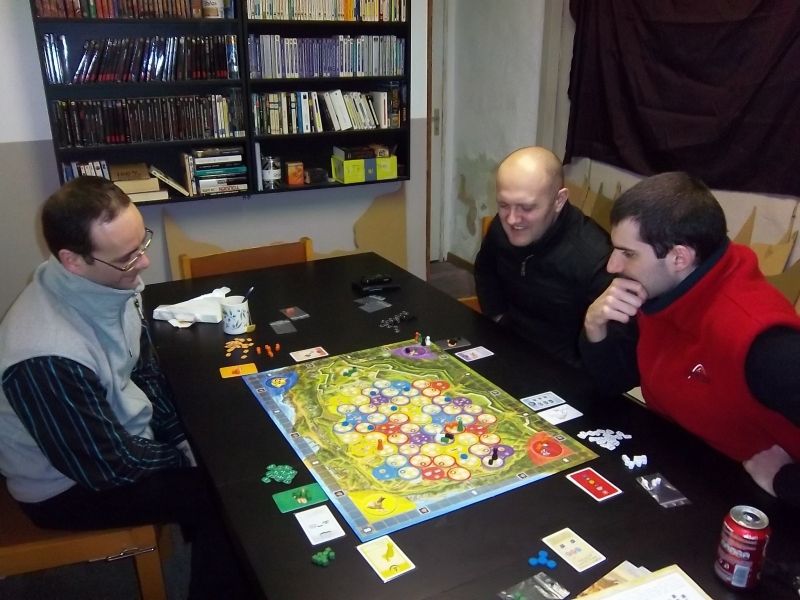 Mes trois adversaires partis avec moi chez nos cousins d'Amérique : Vincent, Xavier, Nicolas