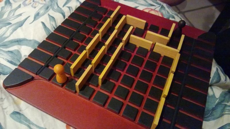 Une petite partie de Quoridor avant de dormir