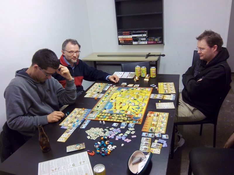 Trois redoutables barons du rail à l'assaut du continent Nord-américain. 