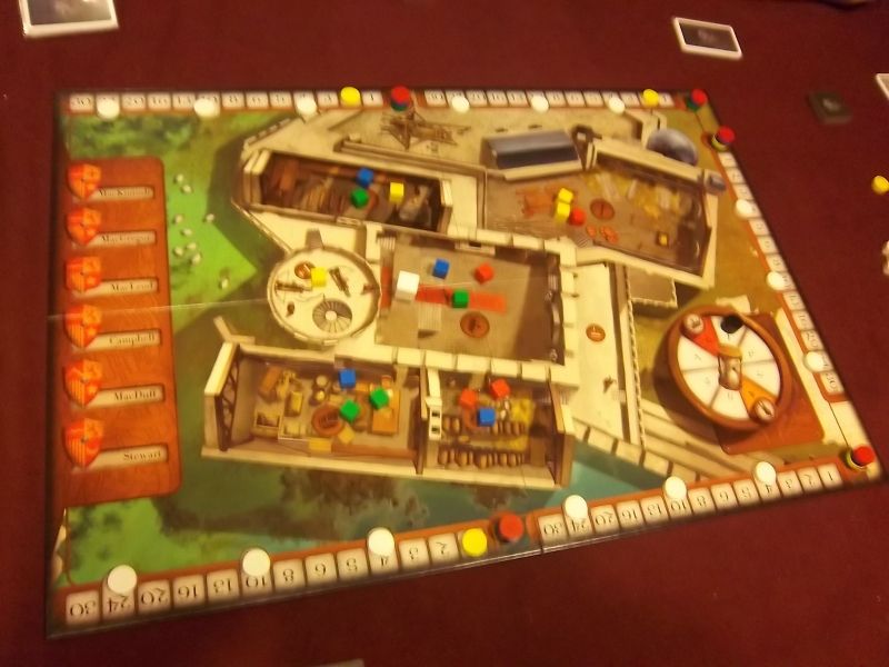 Le plateau au premier tour...