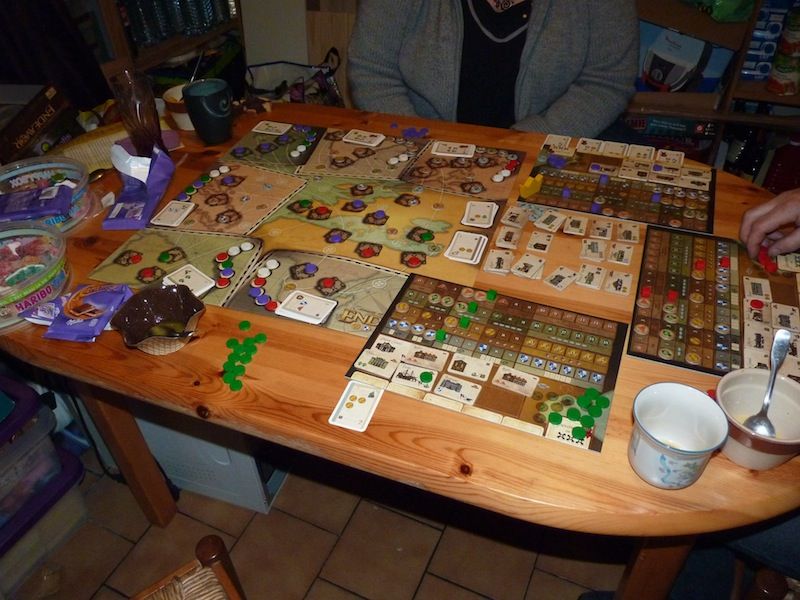 Endeavor en pleine partie à 3 joueurs