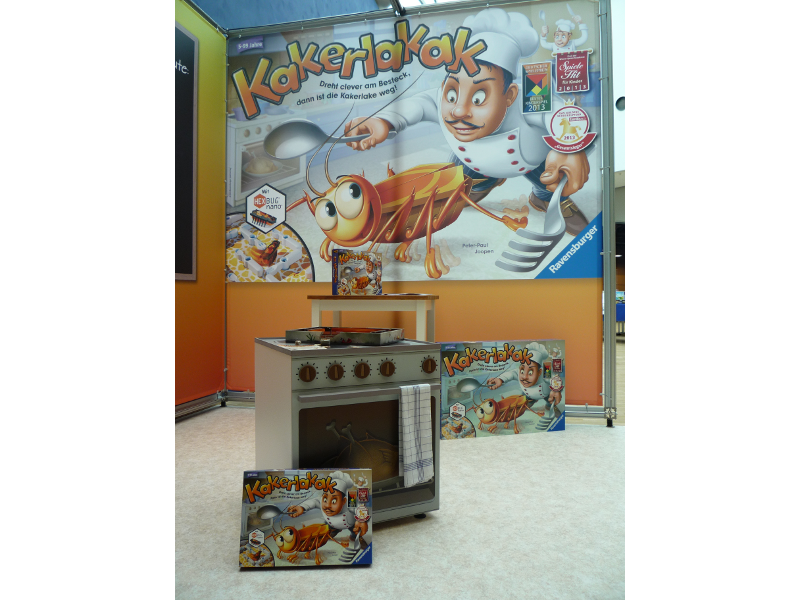 "Kakerlakak" : le stand de présentation du jeu