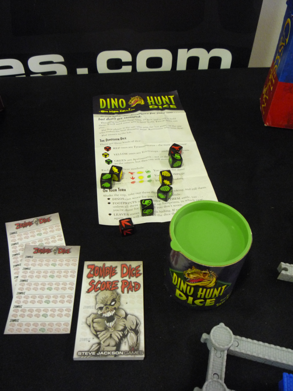 "Dino Hunt Dice" & "Zombie Dice"
