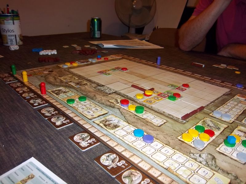 Un petit aperçu du matériel...la partie a commencé.