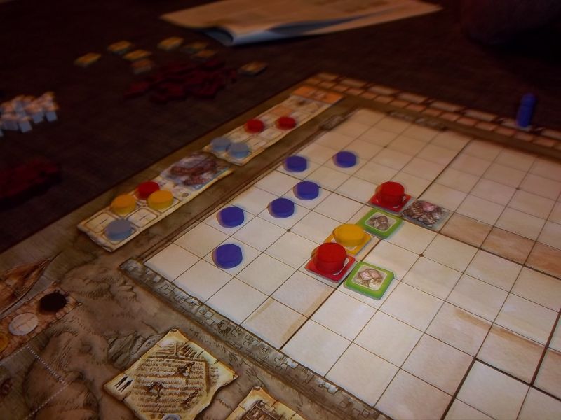 La photo est un peu floue, mais faut me comprendre, parce que là, c'est la guerre ! l'ennemi est en mauve...