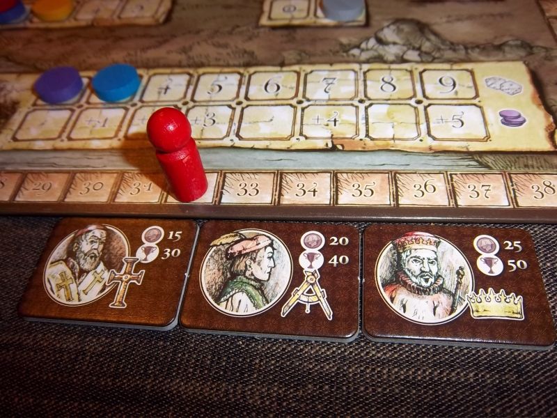 D'autres personnages lucratifs en points : Palferso prendra celui du milieu, l'architecte, en fin de partie...