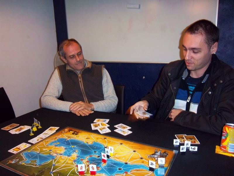 Le carthaginois Fabrice subissant une défaite contre l'égyptien Zhor...