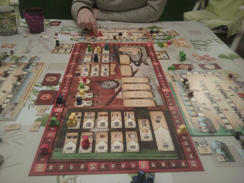 Avant-dernier tour, Caro a un bon gros rail blanc en marche !