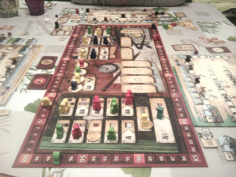 Photo complètement floue de la situation après le dernier décompte.