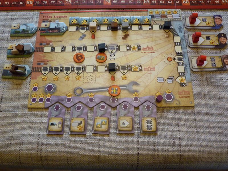 le plateau indiviuel d'Ethane en fin de partie