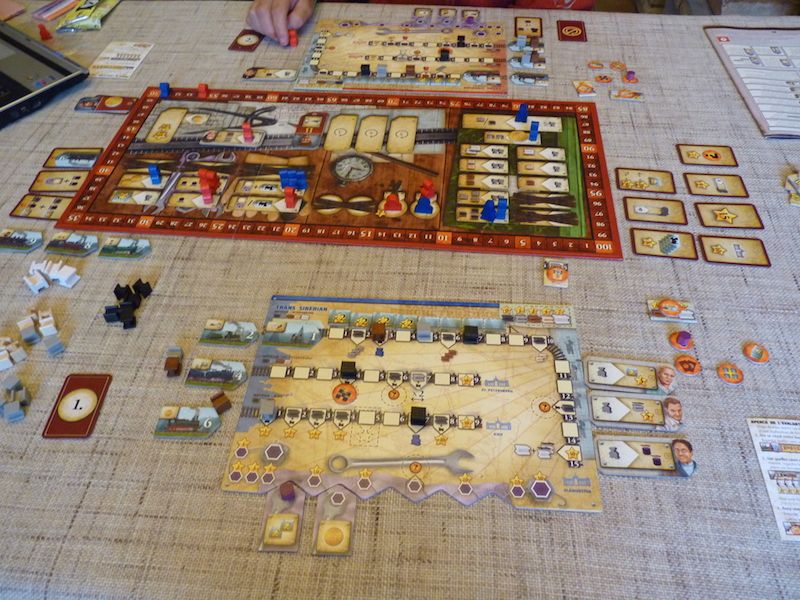 Une vue d'ensemble en cours de partie