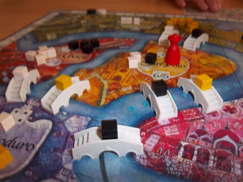 San Marco, un matériel simple et agréable...Le Doge est pour le moment à San Polo.