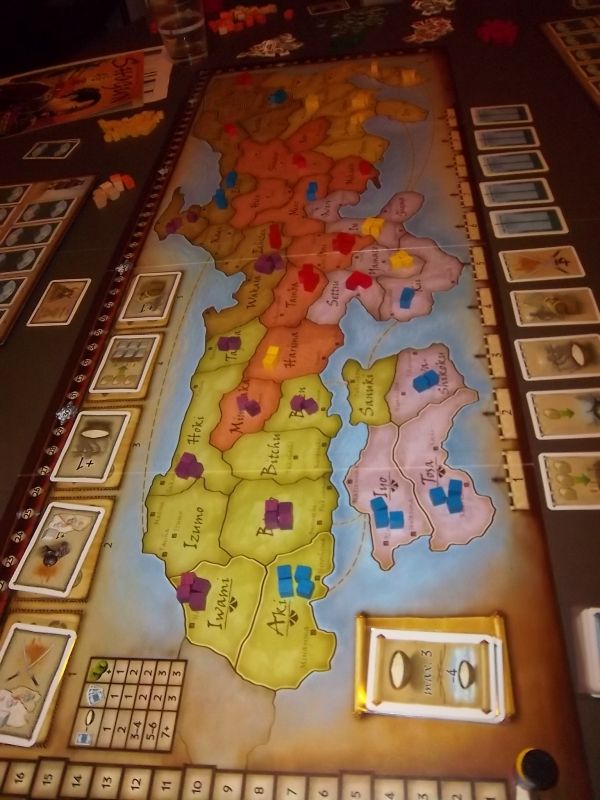 De l'autre coté, Minus (mauve) est bien regroupé, mais on sent qu'avec le bleu (Lilajax), ça va barder !