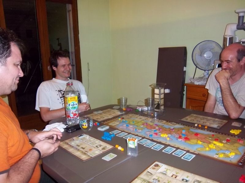 ...on peut se sabrer certes, mais dans la bonne humeur...