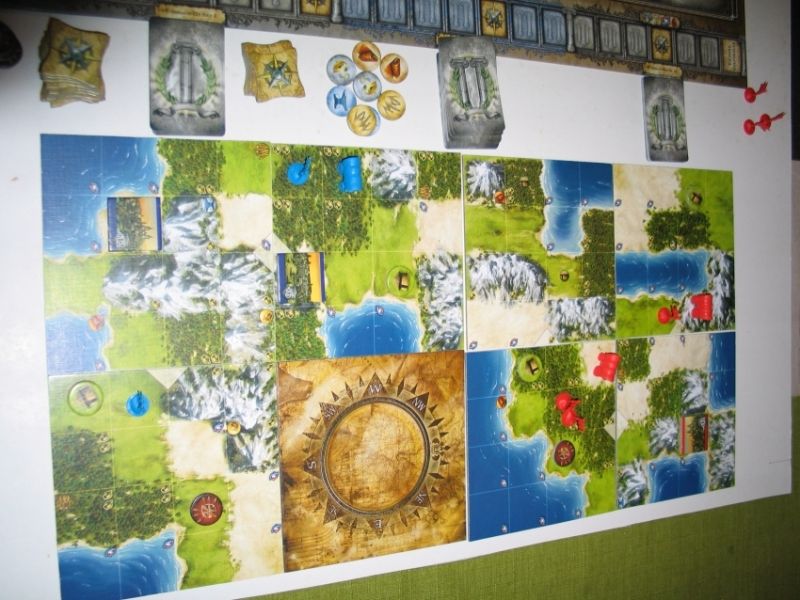 la carte se découvre