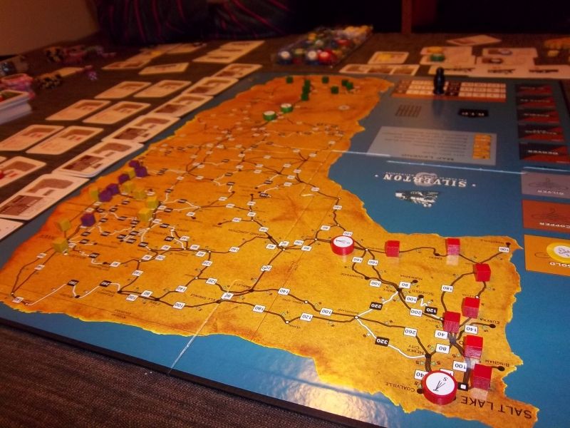 La situation...au moment où nous avons arrêté la partie !! Il y avait encore du travail hein ? 