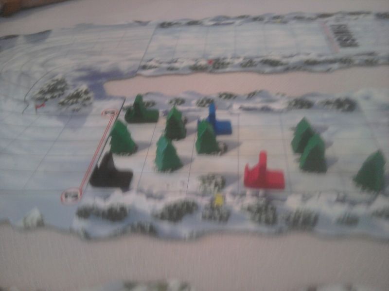 Nos 2 compagnons un peu en retard viennent de jouer, en fait la course est vraiment très disputée et Caro fait une très belle remonté.