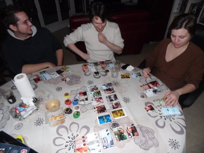 Fin de partie. Il n'y a plus de cartes dans la ligne 1. L'heure du décompte va avoir lieu...