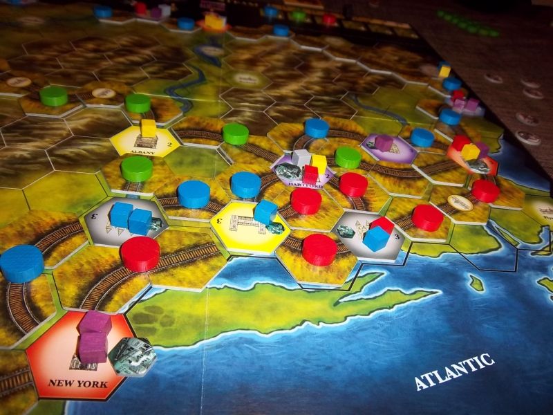 Le sud-est de la carte fut le seul endroit réellement disputé...