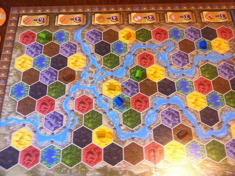 Positions de départ choisies par les joueurs pour un départ standard