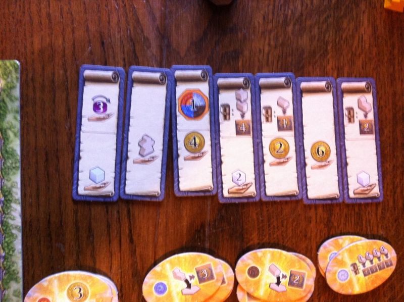 Les options tirées au hasard pour cette partie