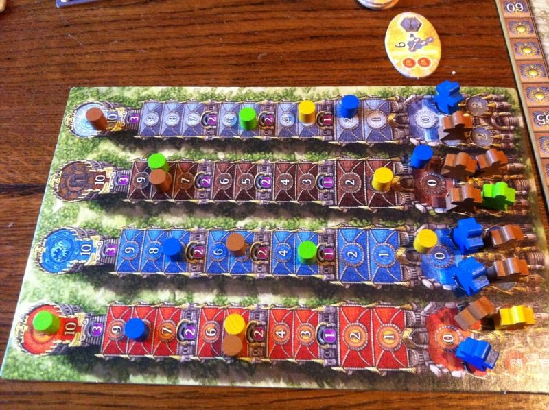 Les cultes en fin de partie - rude lutte d'influence pour un résultat plutôt équilibré sauf pour ces mécréants de nomades