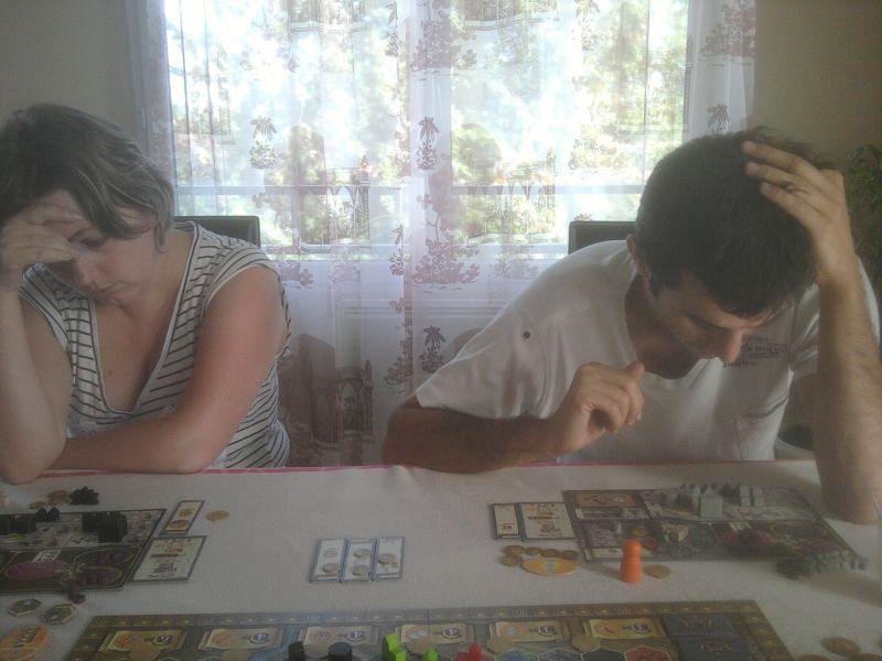 Et bien, on croirait presque voir de la fumée au dessus de Caro et François !