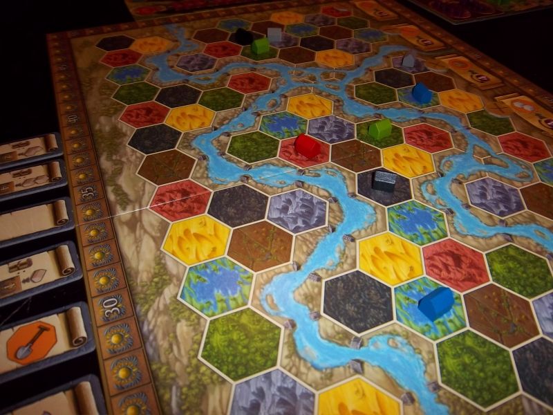 Les positions de départ...