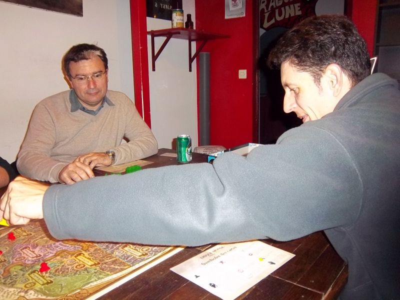 Edouard en action...