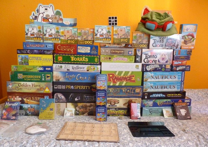 et oui beaucoup de jeu testés et ramenés...