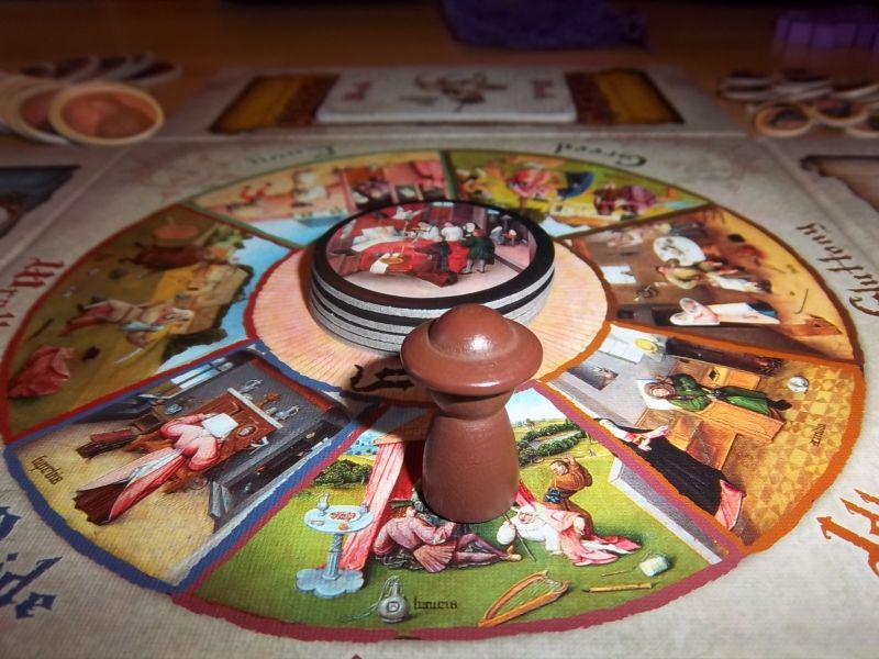 Admirez un peu ces illustrations : merci monsieur Bosch...cela dit, il serait assez surpris de voir cela sur un jeu...