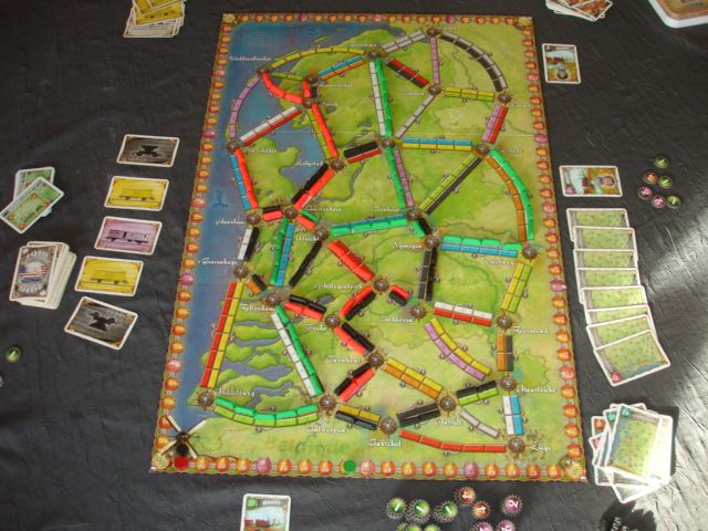 Fin de partie à 3 joueurs.