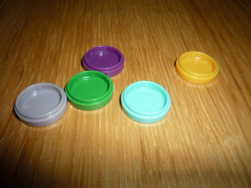 Disque de couleurs pour les figurines des joueurs