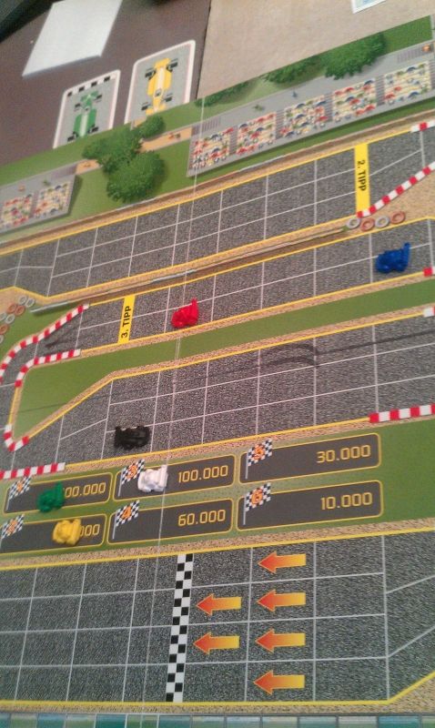 bataille pour la 4ème place... malgrè l'avance de la noire...