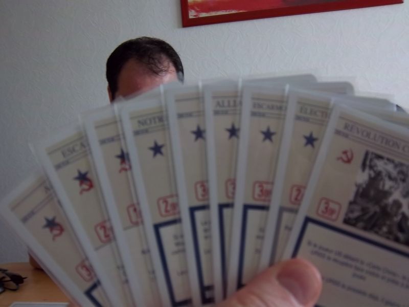 Ma main au début du 4 ième tour je crois...la prochaine fois je veux la même, mais en étant américain. 