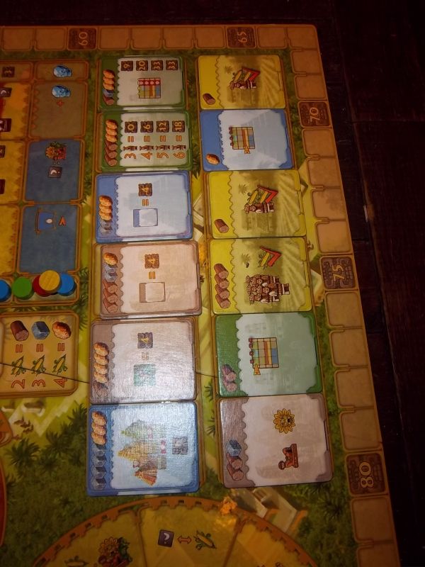 Les tuiles bâtiments et monuments de départ.