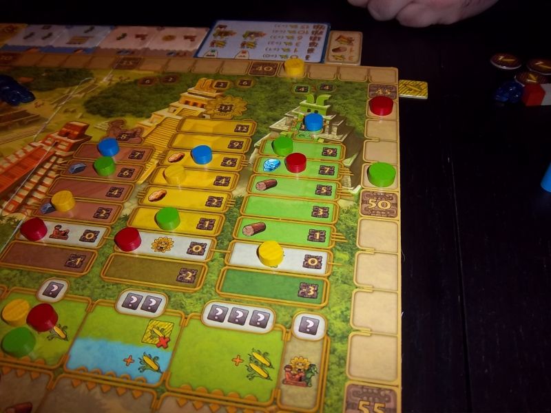 Monsieur Lilajax (en bleu)  termine bien placé sur les temples... cela explique en grande partie son avance importante sur le second.